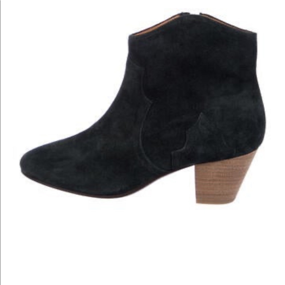 Isabel marant sable ankle western boots